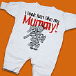 Look Like Mummy Personalized Halloween Fleece Romper 61042X